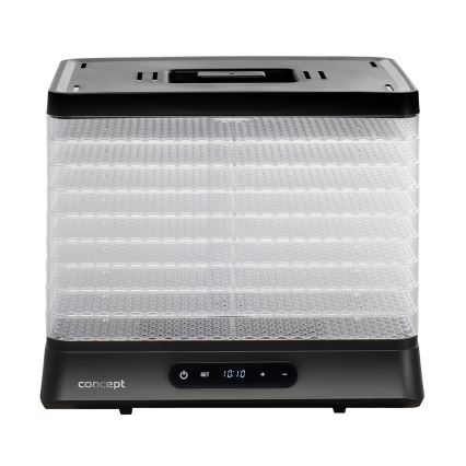 Concept SO2042 - Ruokakuivuri 500W/230V musta + silikonimuotti