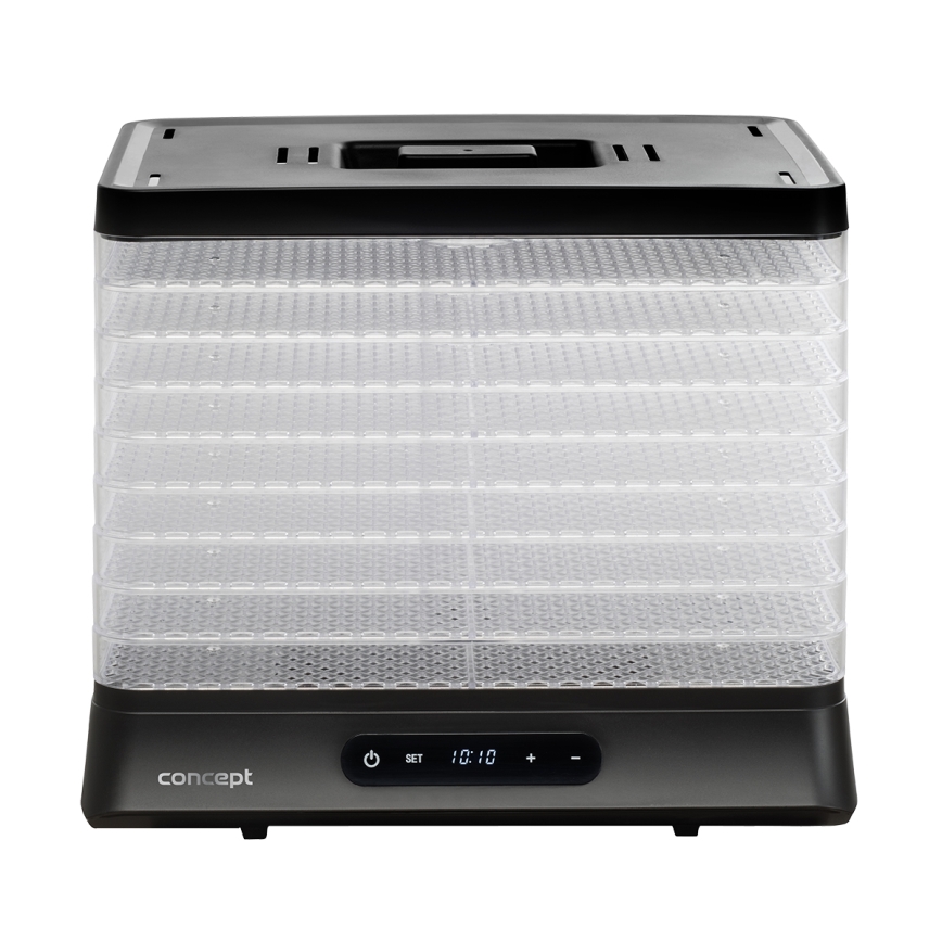 Concept SO2042 - Ruokakuivuri 500W/230V musta + silikonimuotti