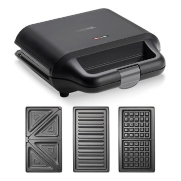 Concept SV3054 - Voileipägrilli 3in1 700W/230V musta