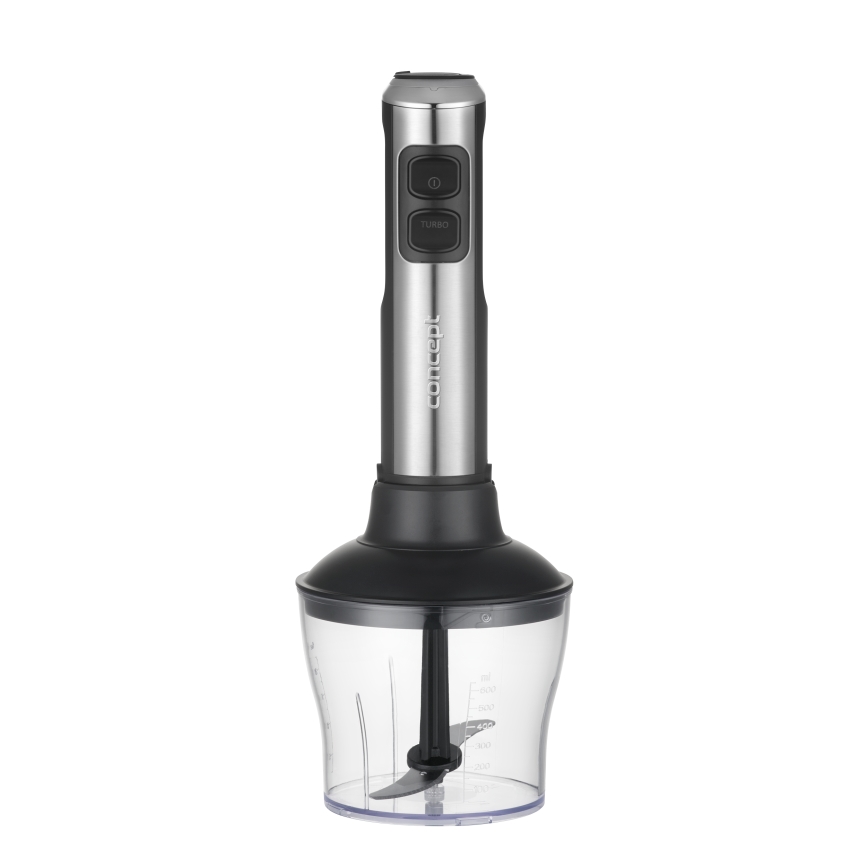 Concept TM5510 - Sauvasekoitin lisävarusteiden kanssa 1500W/230V musta/ruostumaton