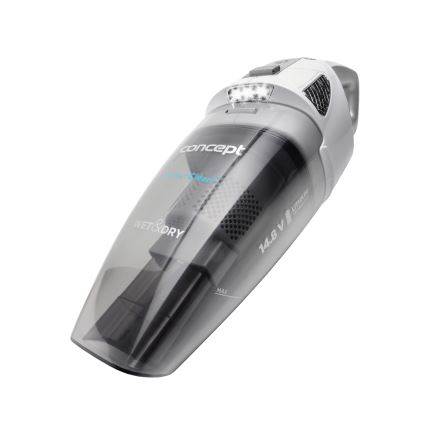 Concept VP4370 - Käsi-imuri WET & DRY PERFECT CLEAN 90W/14,8V 2200 mAh valkoinen