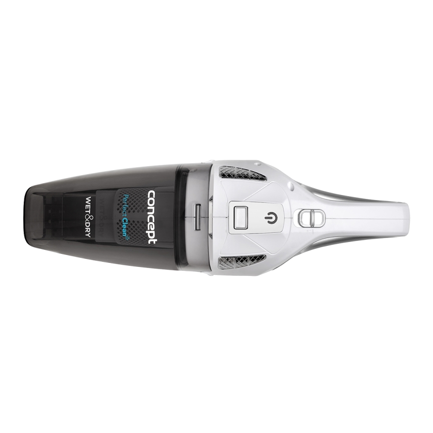 Concept VP4370 - Käsi-imuri WET & DRY PERFECT CLEAN 90W/14,8V 2200 mAh valkoinen
