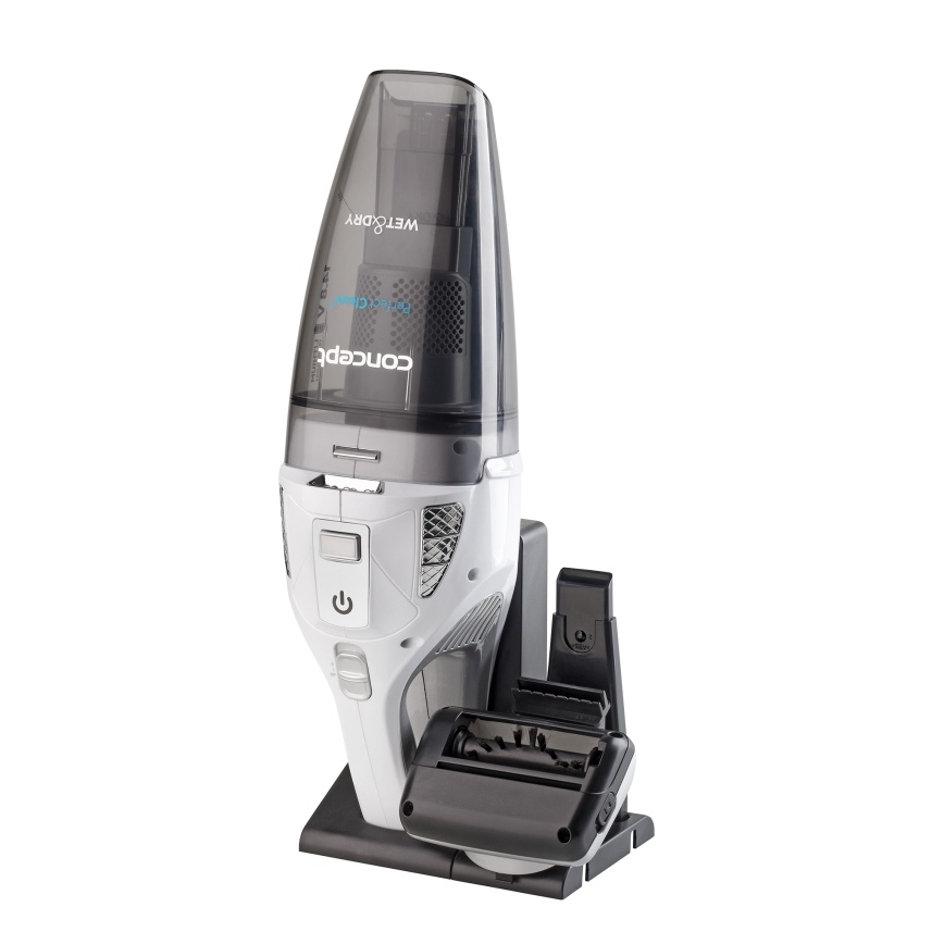 Concept VP4370 - Käsi-imuri WET & DRY PERFECT CLEAN 90W/14,8V 2200 mAh valkoinen