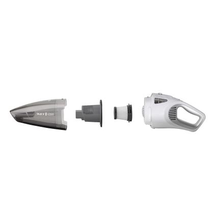 Concept VP4370 - Käsi-imuri WET & DRY PERFECT CLEAN 90W/14,8V 2200 mAh valkoinen