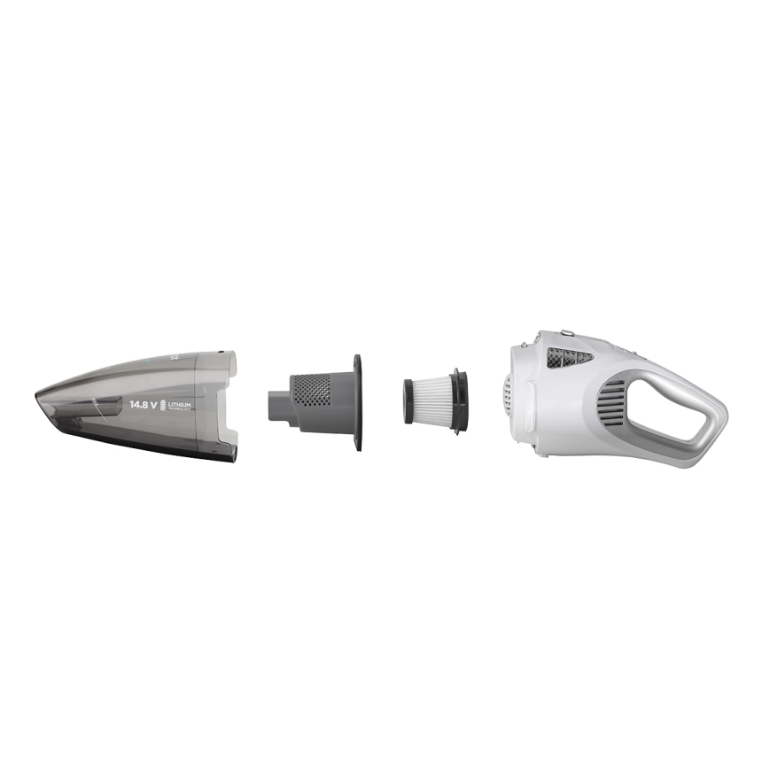 Concept VP4370 - Käsi-imuri WET & DRY PERFECT CLEAN 90W/14,8V 2200 mAh valkoinen