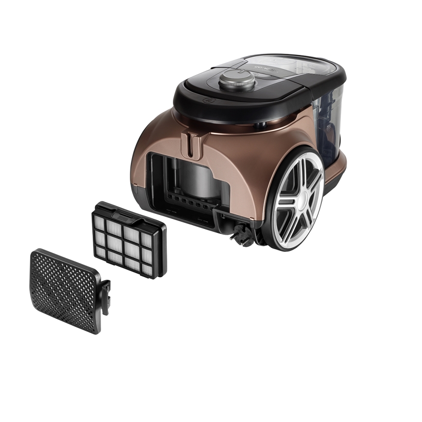 Concept VP5240N - Pussiton pölynimuri 4A RADICAL PET EXPERT 2,5 l 800W/230V pronssi