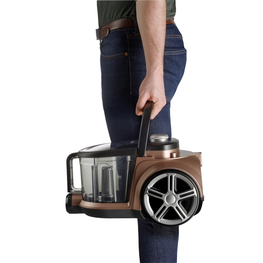 Concept VP5240N - Pussiton pölynimuri 4A RADICAL PET EXPERT 2,5 l 800W/230V pronssi