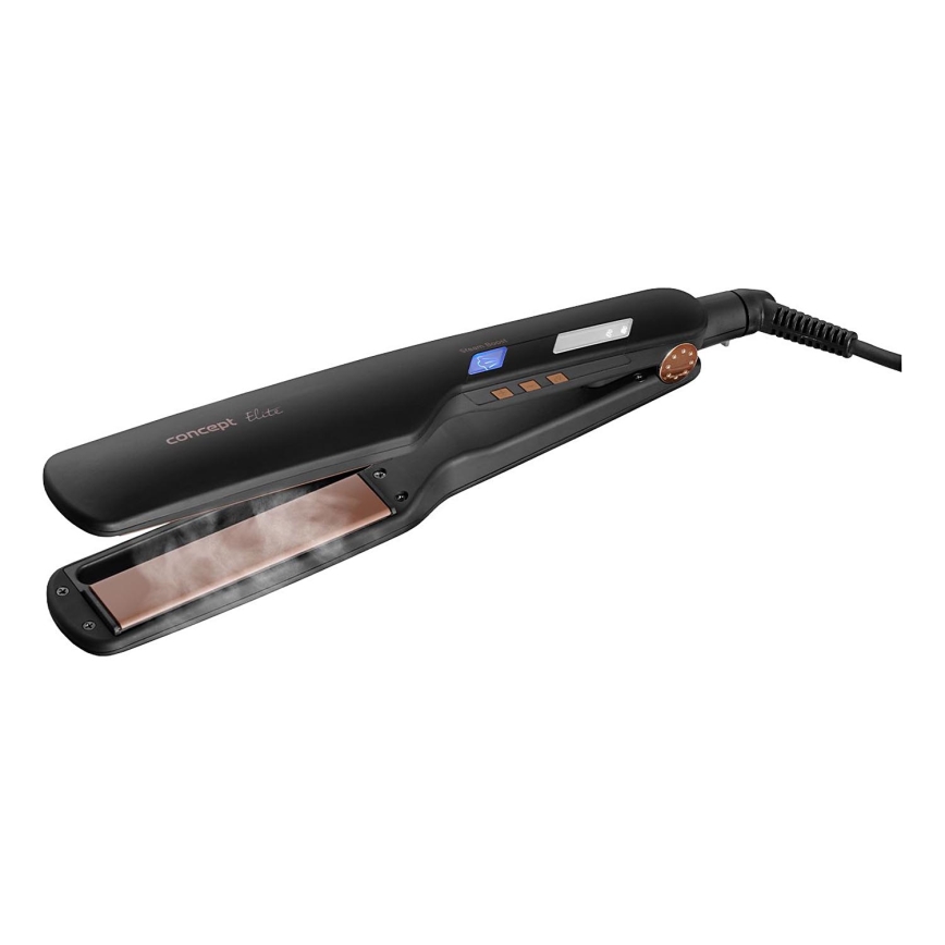 Concept VZ6010 - Höyrysuoristin LED-näytöllä ELITE STEAM BOOST 54W/230V musta