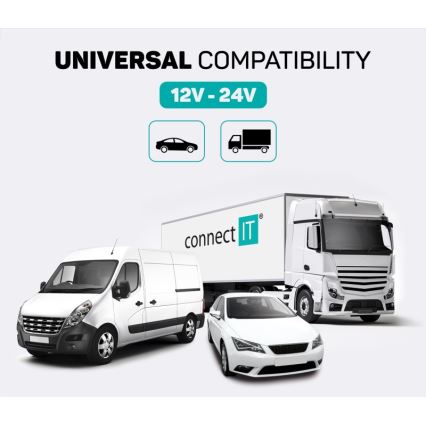CONNECT IT CCC-8600-BK - FM autolähetin handsfree-toiminnolla musta