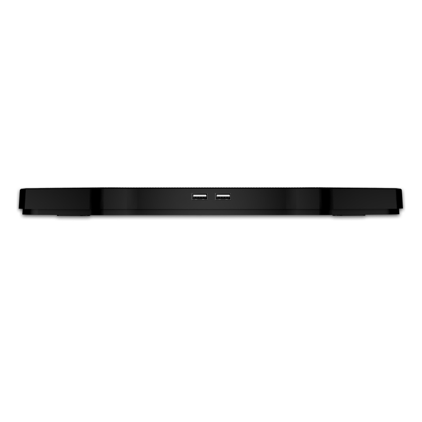 CONNECT IT CCP-2200-RD - Jäähdytystyyny kannettavalle tietokoneelle 4x tuuletin 2xUSB musta/punainen