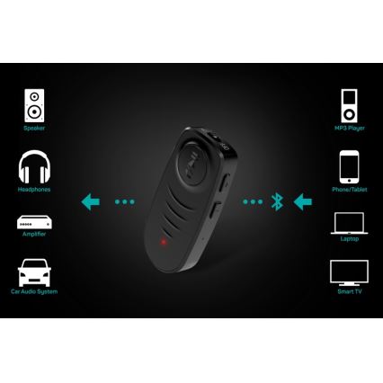 CONNECT IT CFF-4050-BK - Bluetooth audio vastaanotin AUX 110 mAh