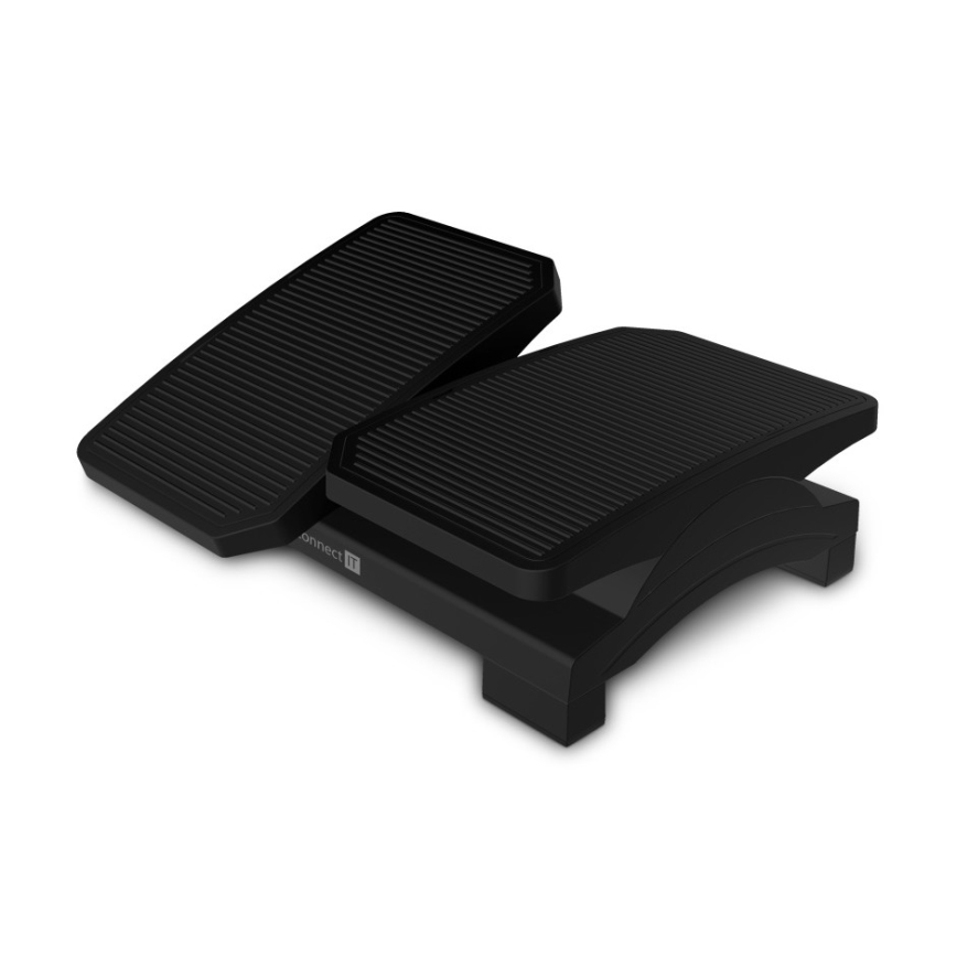 CONNECT IT CFH-4100-BK - Säädettävä jalkatuki musta