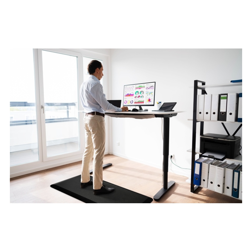 CONNECT IT CFH-4200-BK - Väsymystä lievittävä jalkamatto musta