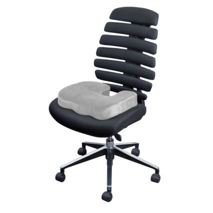 CONNECT IT CFH-5290-GY - Ergonominen tuolinpehmuste harmaa