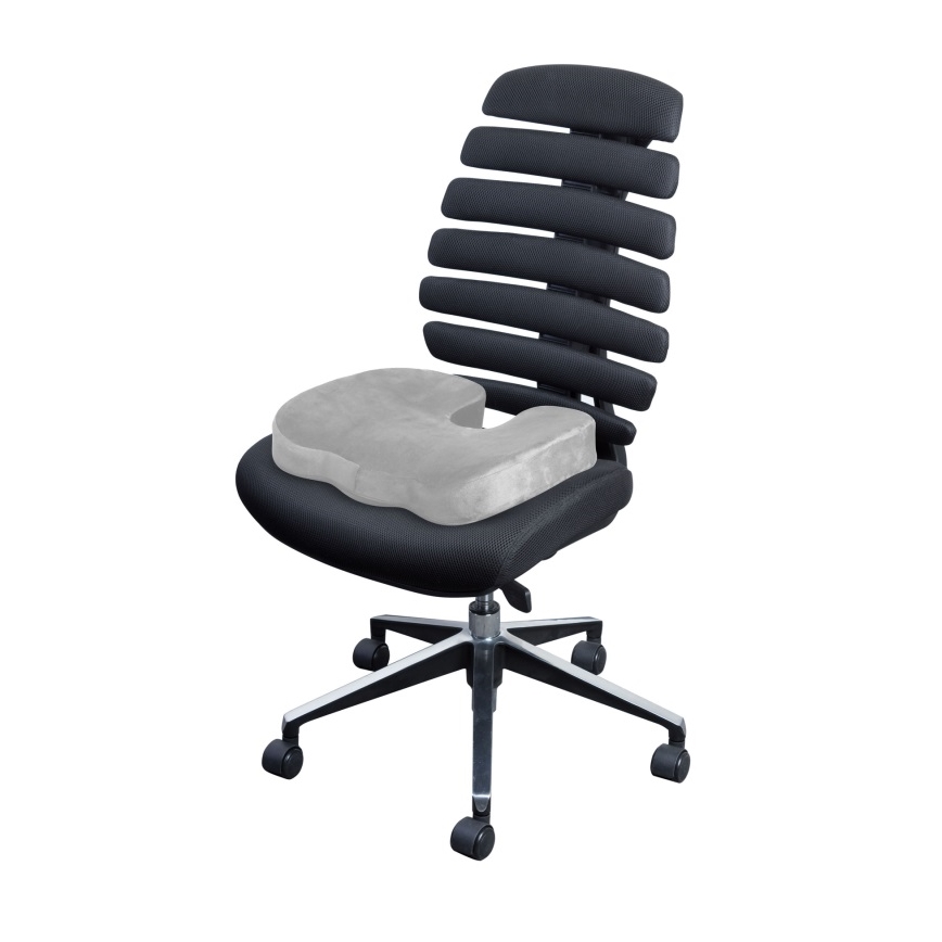 CONNECT IT CFH-5290-GY - Ergonominen tuolinpehmuste harmaa