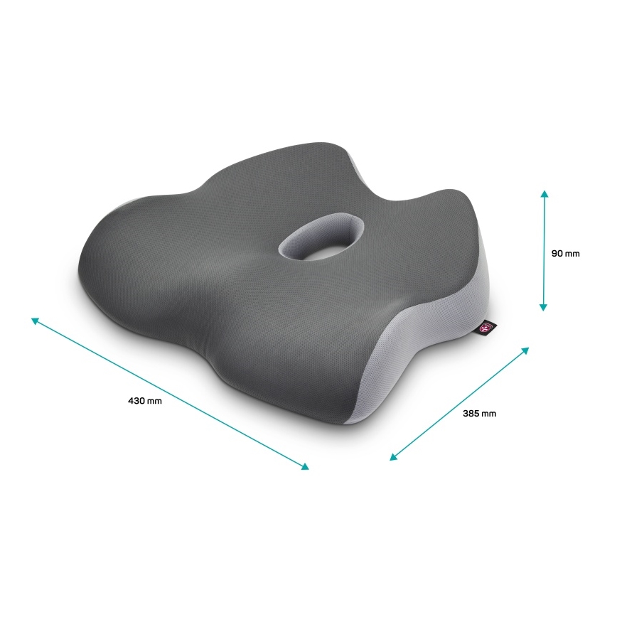 CONNECT IT CFH-5901-GY - Ergonominen tuolinpehmuste harmaa