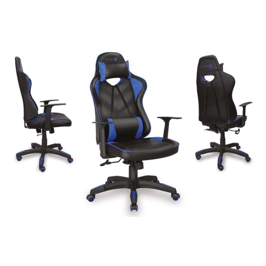 CONNECT IT CGC-0700-BL - Pelituoli LeMans Pro musta/sininen