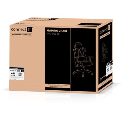 CONNECT IT CGC-0700-BL - Pelituoli LeMans Pro musta/sininen