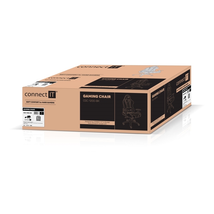 CONNECT IT CGC-1200-BK - Pelituoli Monaco Pro musta