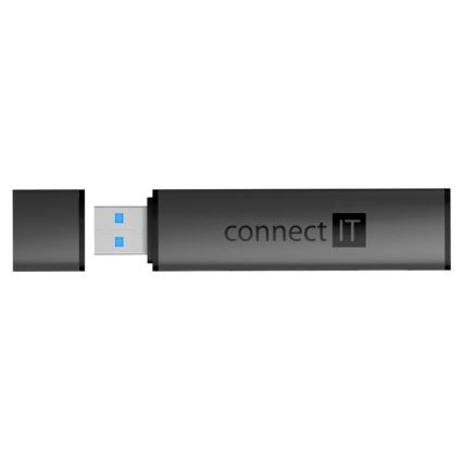 CONNECT IT CHU-4060-AN - USB-A hub muistikortinlukijalla 4in1