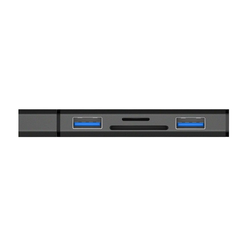 CONNECT IT CHU-4060-AN - USB-A hub muistikortinlukijalla 4in1