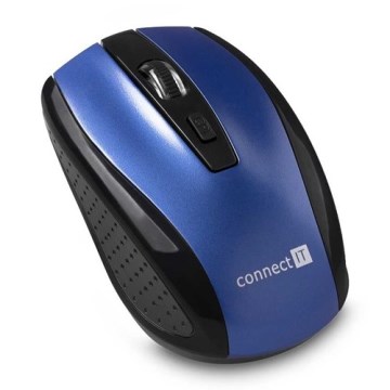 CONNECT IT CI-1225 - Langaton hiiri 800/1200/1600 DPI 2xAAA musta/sininen