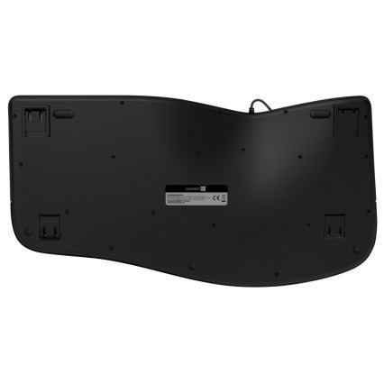 CONNECT IT CKB-2800-CS - Ergonominen langaton näppäimistö CZ/SK-lokalisaatiolla musta