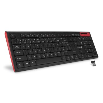 CONNECT IT CKB-3000-CS - Langaton multimedianäppäimistö CZ/SK-lokalisaatiolla 2xAAA musta