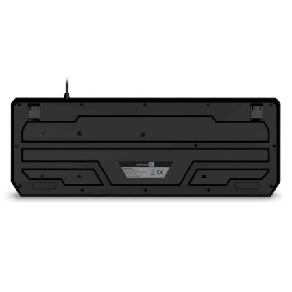 CONNECT IT CKB-3530-DD - LED RGB Langallinen pelinäppäimistö CZ/SK-lokalisaatiolla musta