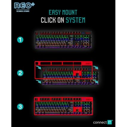 CONNECT IT CKB-3591-CS - LED RGB Langallinen pelinäppäimistö CZ/SK-lokalisaatiolla musta + punainen runko
