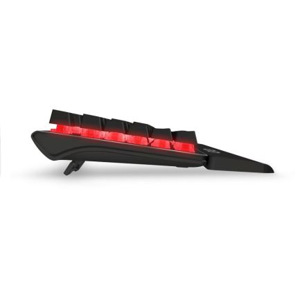 CONNECT IT CKB-7050-CS - LED RGB Langallinen pelinäppäimistö CZ/SK-lokalisaatiolla musta