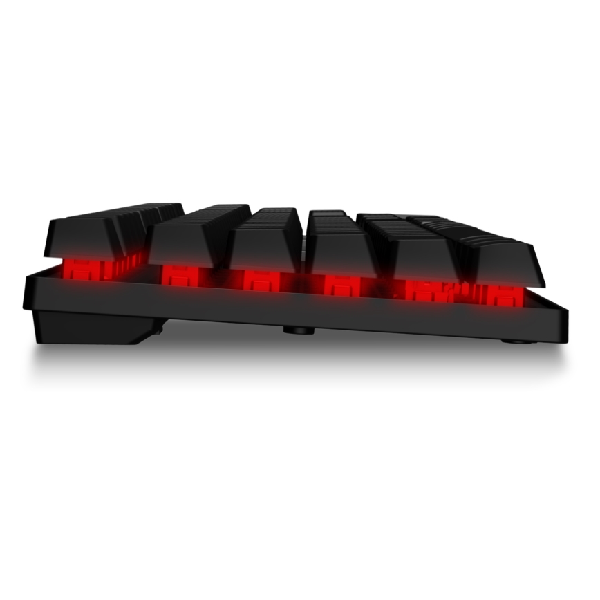 CONNECT IT CKM-3200-CS - LED RGB Langallinen pelinäppäimistö ja pelaaminen hiiri 1200/1800/2400/3600 DPI CZ/SK-lokalisaatiolla musta