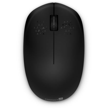 CONNECT IT CKM-4500-CS - Langaton näppäimistö ja hiiri 1000 DPI CZ/SK-lokalisaatiolla 1xAAA + 1xAA musta
