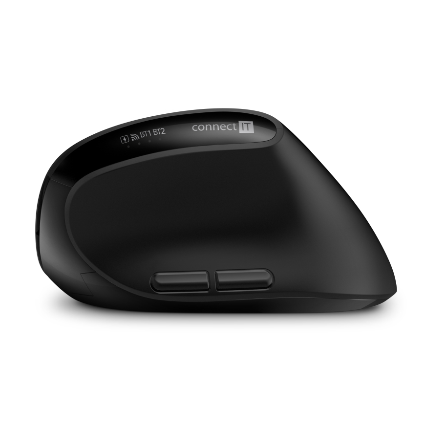 CONNECT IT CKM-6010-CS - Ergonominen langaton näppäimistö ja hiiri 800/1200/1600/2400 DPI CZ/SK-lokalisaatiolla 1xAA + 2xAAA musta