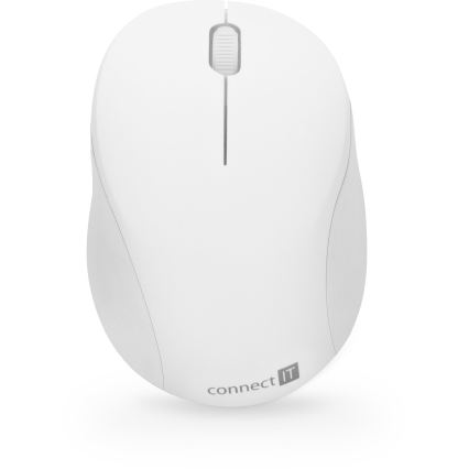 CONNECT IT CKM-7804-CS - Langaton näppäimistö ja hiiri 1200 DPI CZ/SK-lokalisaatiolla 1xAAA + 1xAA valkoinen