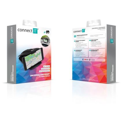 CONNECT IT CMC-5010-BK - Autopuhelimen pidike