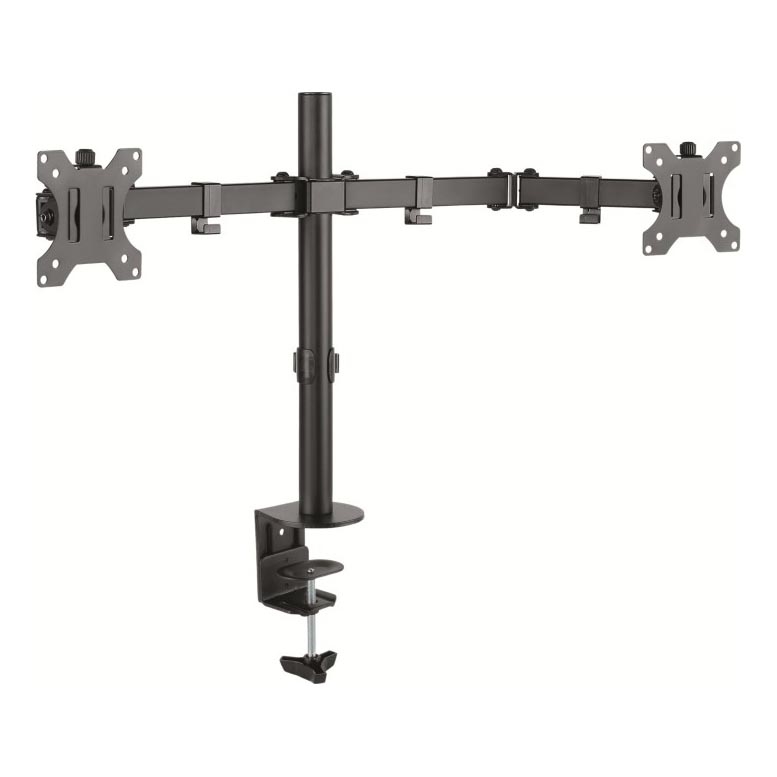CONNECT IT CMF-3203-BK - Yleiskäyttöinen pidike kahdelle näytölle 13-32” musta