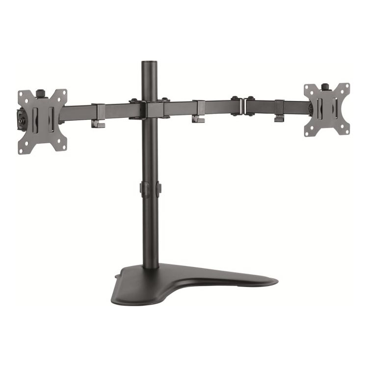 CONNECT IT CMF-3204-BK - Yleiskäyttöinen pidike kahdelle näytölle 13-32” musta