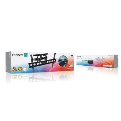 CONNECT IT CMH-7600-BK - TV-seinäteline 32-70” musta