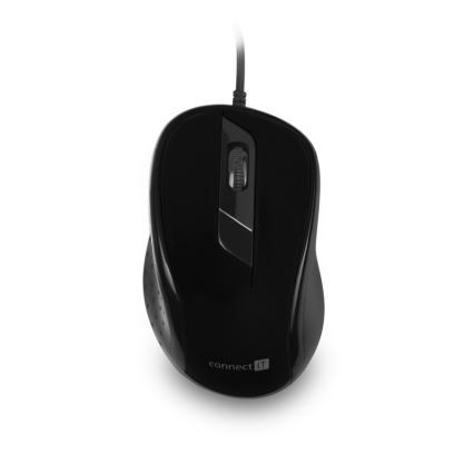 CONNECT IT CMO-1200-BK - Langallinen hiiri 1000 DPI musta