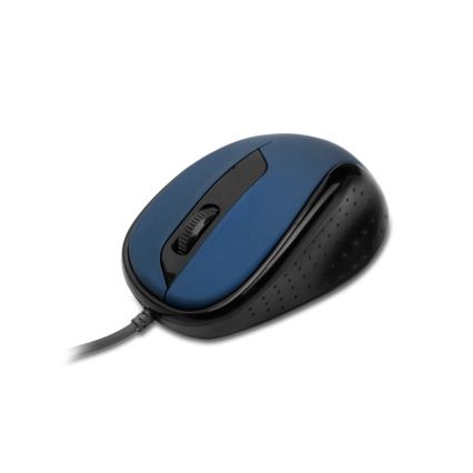 CONNECT IT CMO-1200-BL - Langallinen hiiri 1000 DPI musta/sininen