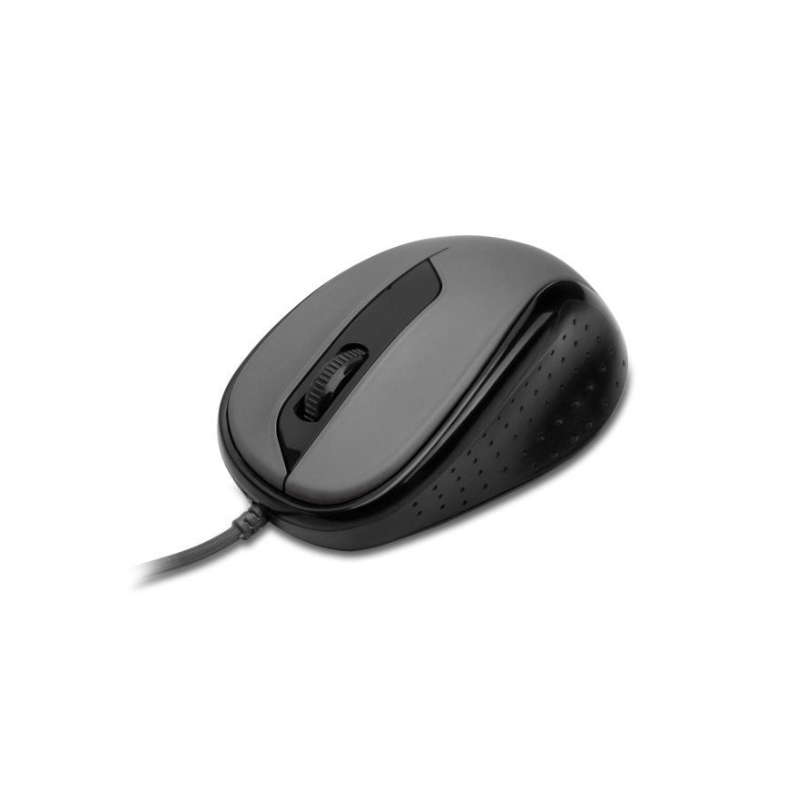 CONNECT IT CMO-1200-GY - Langallinen hiiri 1000 DPI musta/harmaa