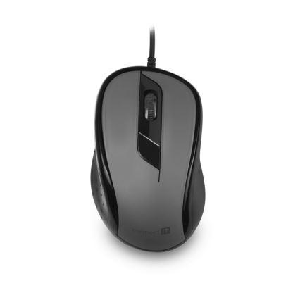 CONNECT IT CMO-1200-GY - Langallinen hiiri 1000 DPI musta/harmaa