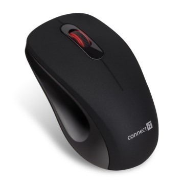 CONNECT IT CMO-2230-BK - Langaton hiljainen hiiri MUTE 1200 DPI 1xAA musta