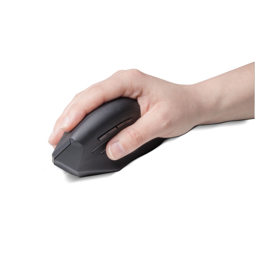 CONNECT IT CMO-2510-BK - Ergonominen langaton hiiri Verti Wireless 800/1200/1600 DPI 2xAAA musta