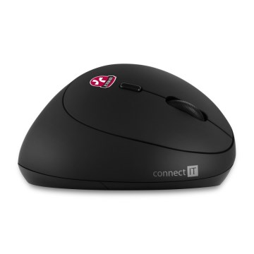 CONNECT IT CMO-2600-BK - Ergonominen langaton hiiri 800/1200/1600 DPI 1xAA musta
