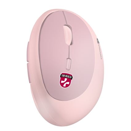CONNECT IT CMO-2600-PK - Ergonominen langaton hiiri 800/1200/1600 DPI 1xAA vaaleanpunainen