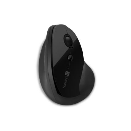 CONNECT IT CMO-2700-BK - Ergonominen langaton hiiri 800/1200/1600 DPI 1xAA musta