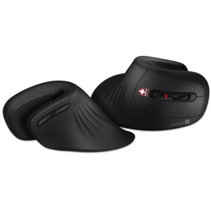 CONNECT IT CMO-2900-BK - Ergonominen langaton hiiri 800/1200/1600 DPI 1xAA musta