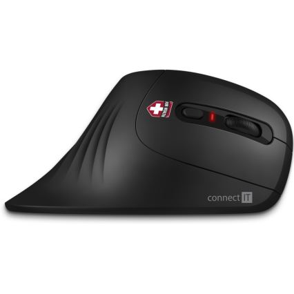 CONNECT IT CMO-2900-BK - Ergonominen langaton hiiri 800/1200/1600 DPI 1xAA musta